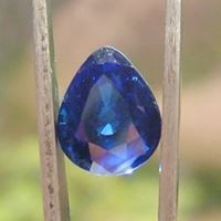 Natural cornflower blue sapphire